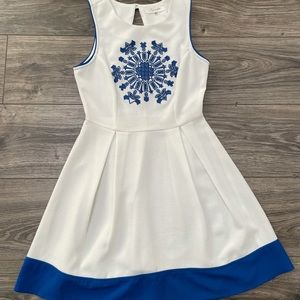 Sugarlips blue and white dress